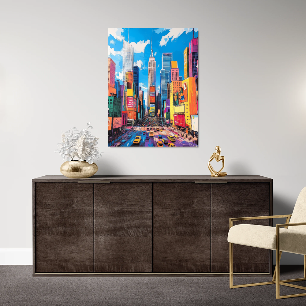 Tableau New York Coloré