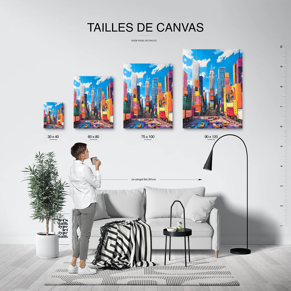 Tableau New York Couleur