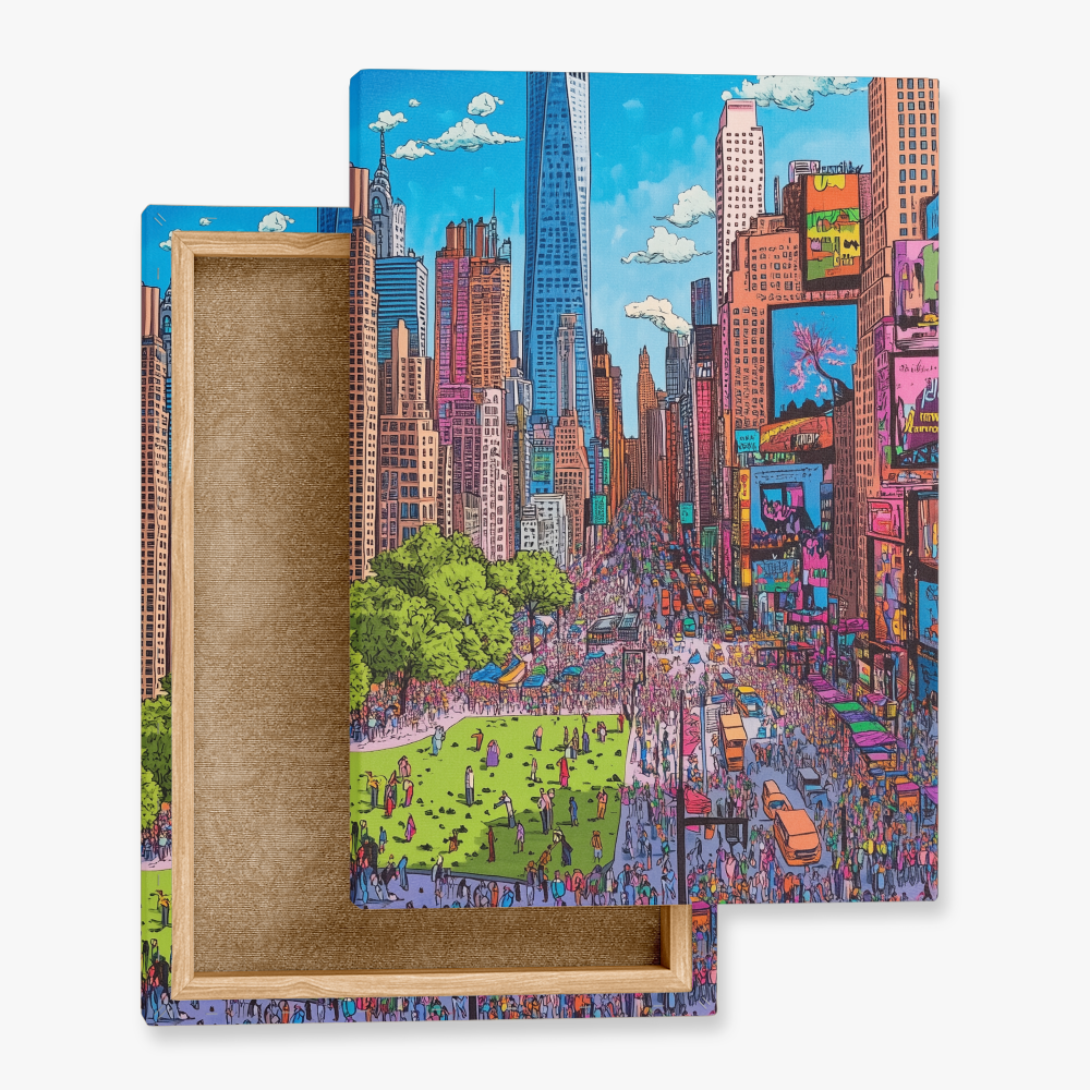Tableau New York Couleur