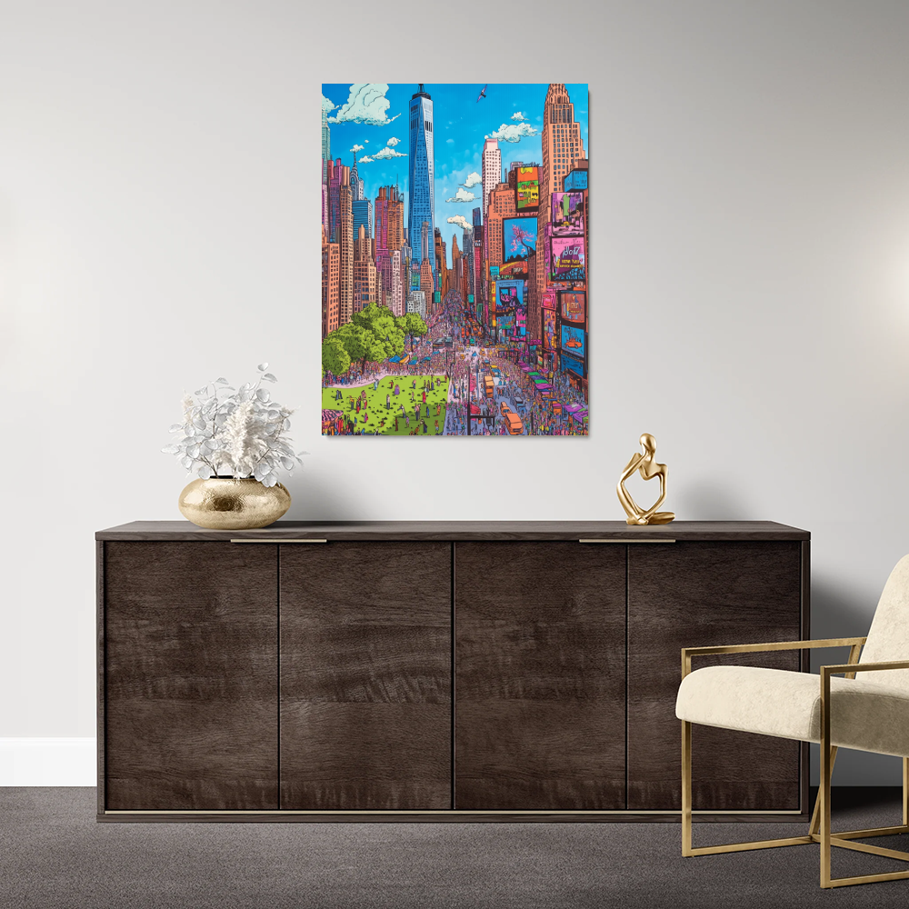 Tableau New York Couleur