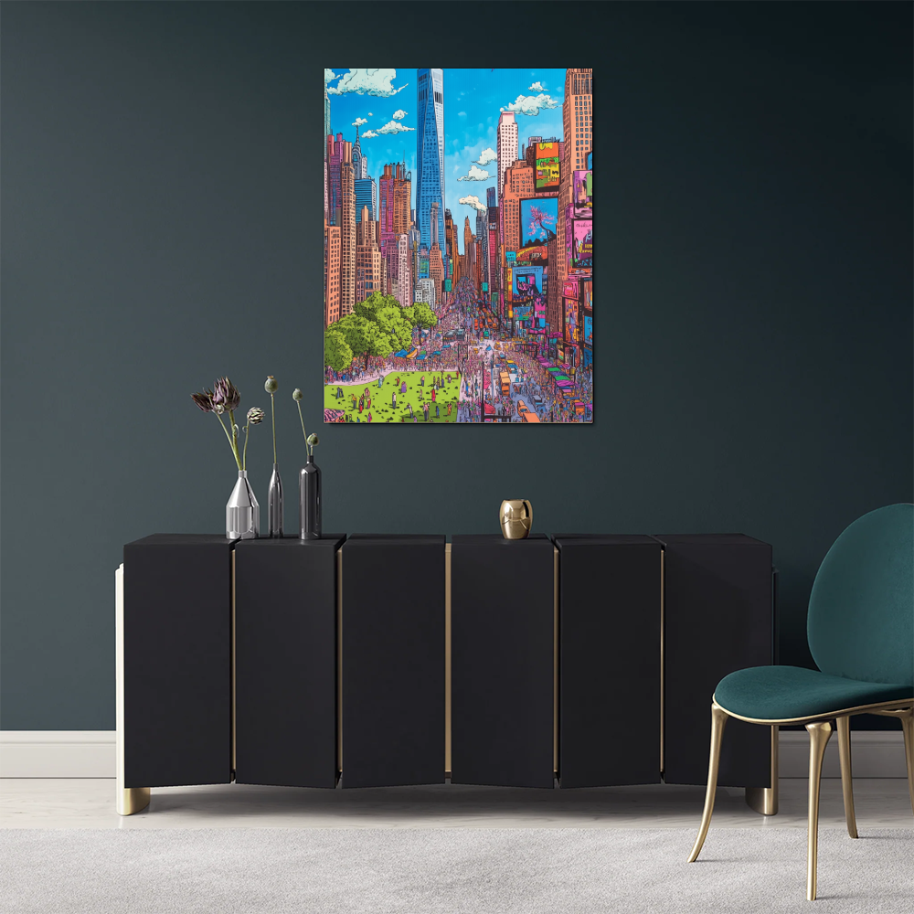 Tableau New York Couleur