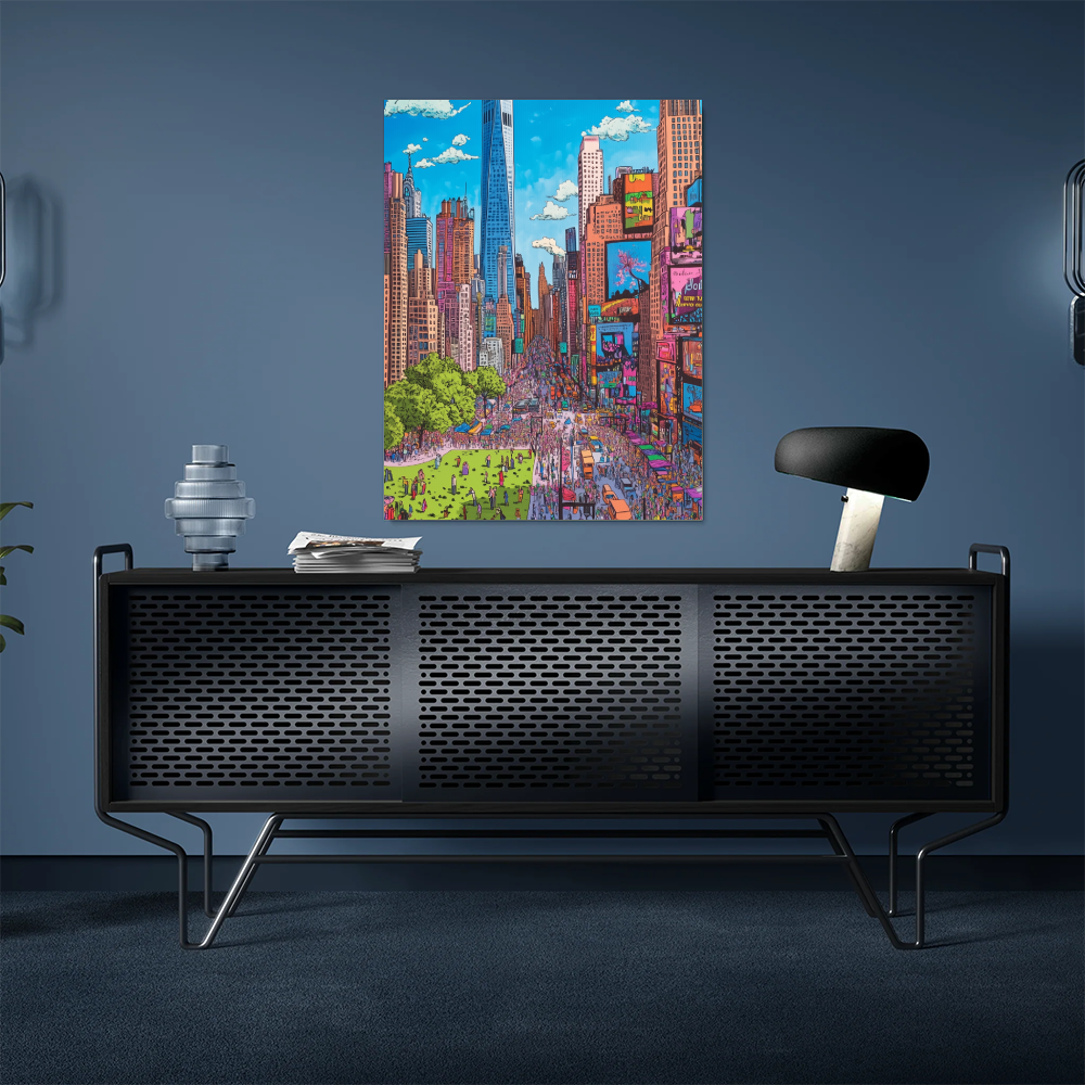 Tableau New York Couleur