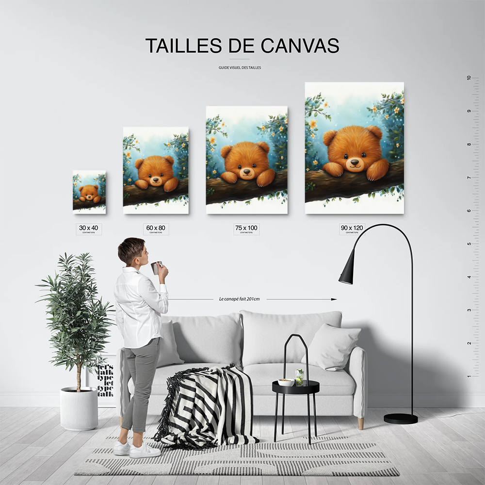 Tableau Nounours Chambre Bébé