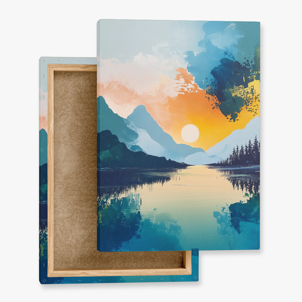 Tableau Paysage Abstrait