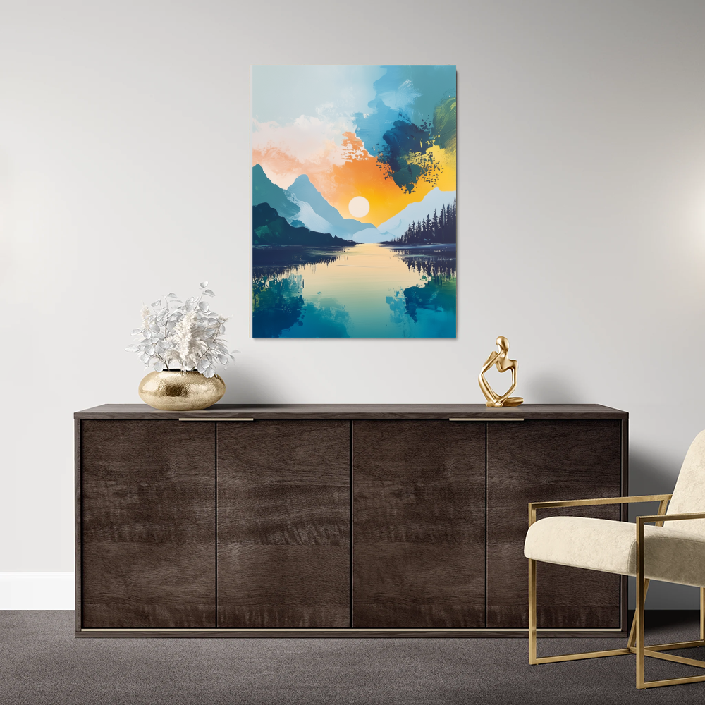 Tableau Paysage Abstrait