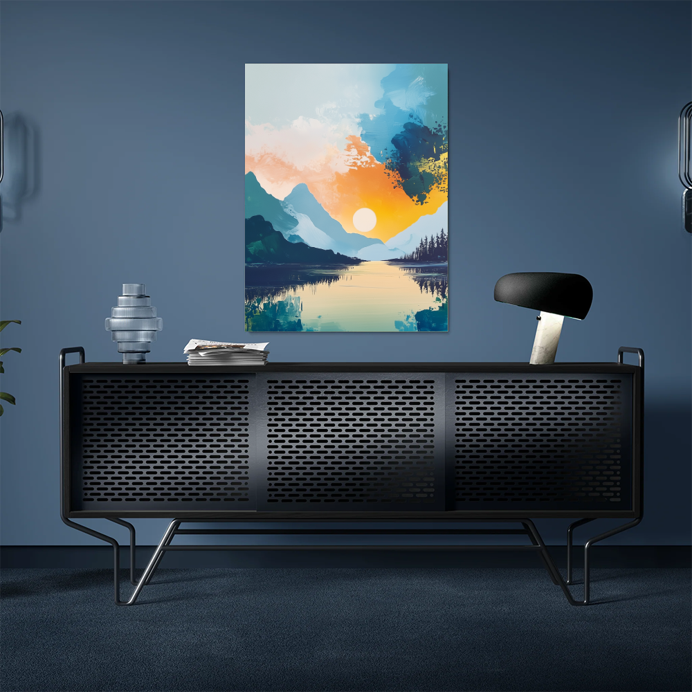 Tableau Paysage Abstrait