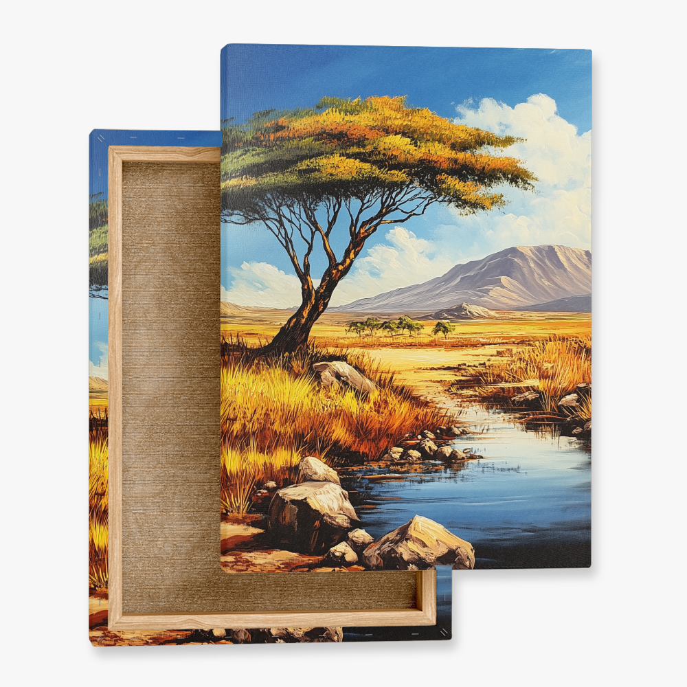 Tableau Paysage Africain
