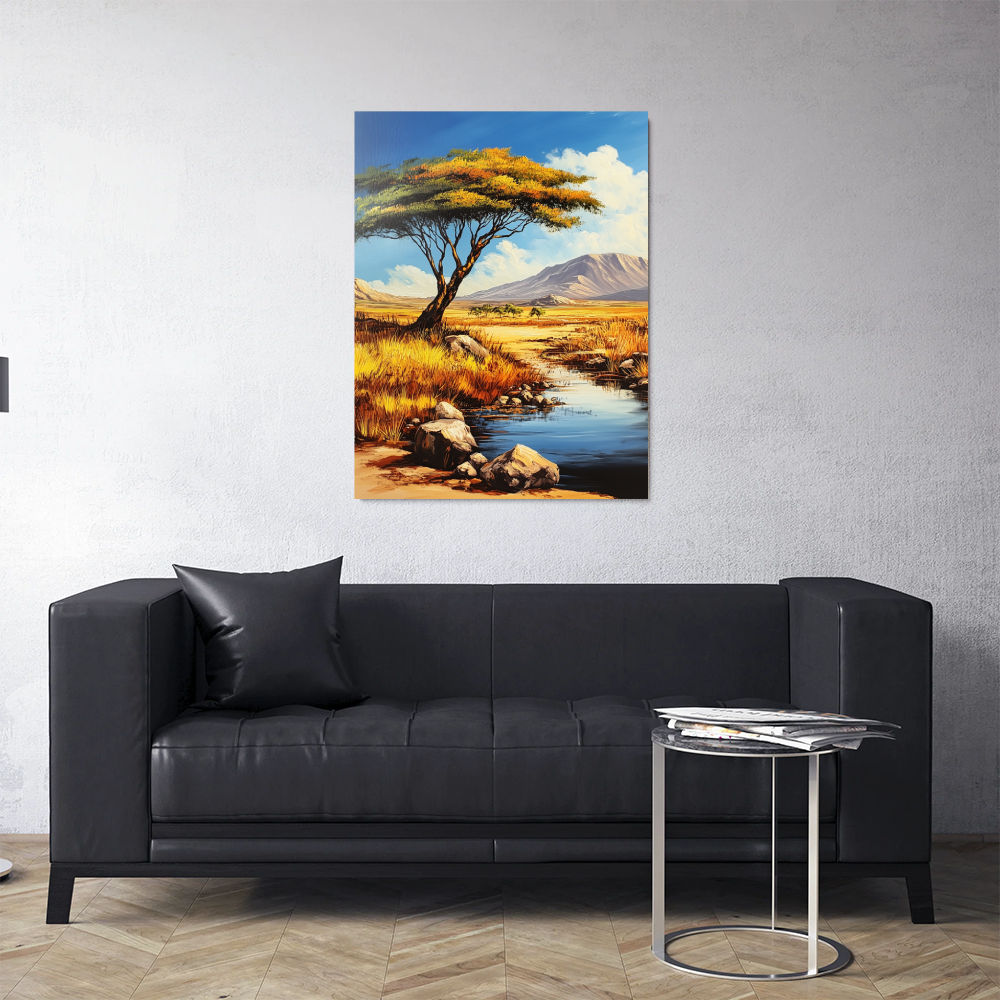 Tableau Paysage Africain