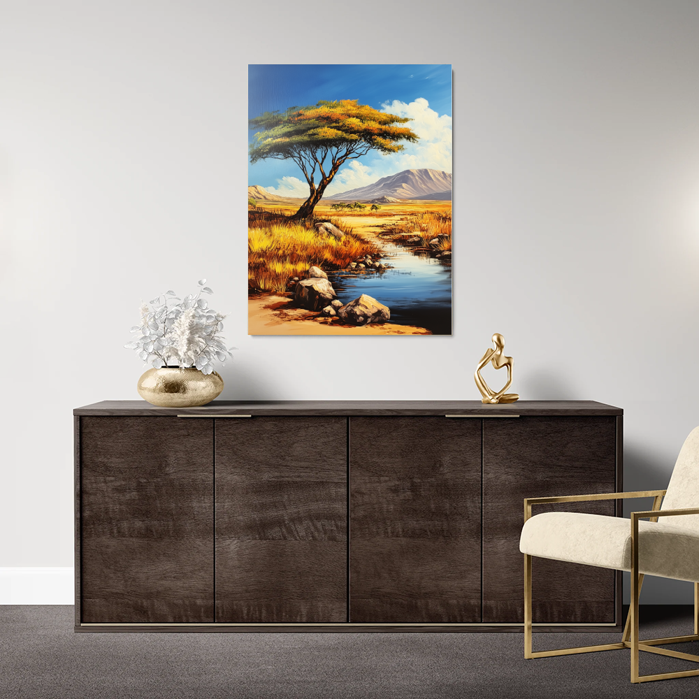 Tableau Paysage Africain