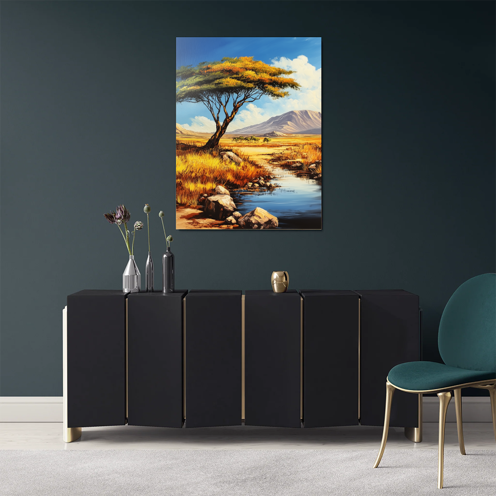 Tableau Paysage Africain