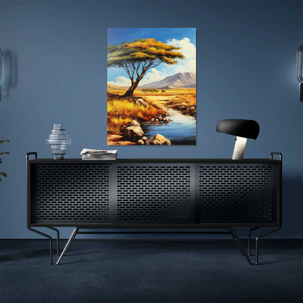 Tableau Paysage Africain