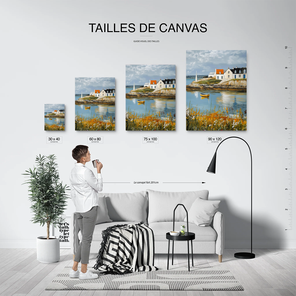Tableau Paysage Breton