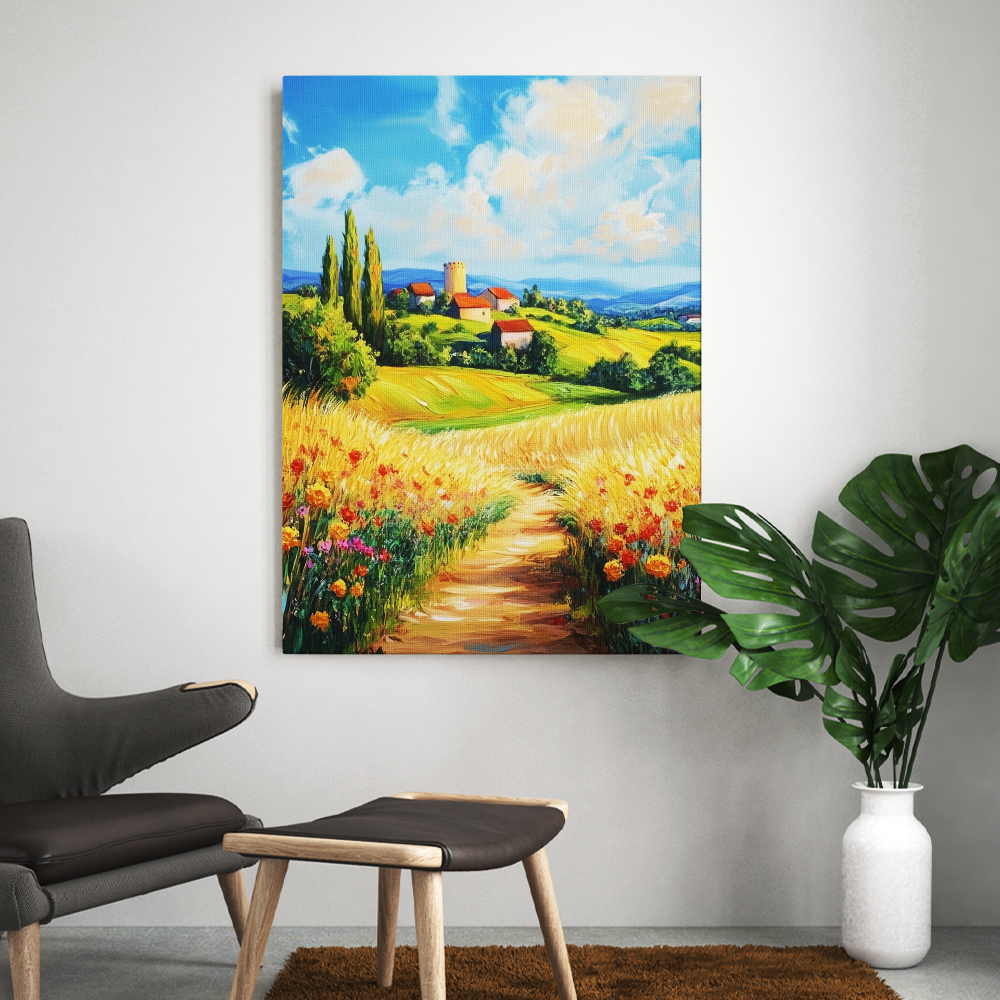 Tableau Paysage Campagne