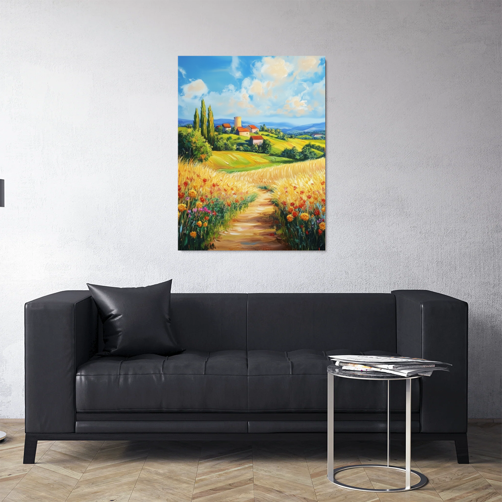 Tableau Paysage Campagne
