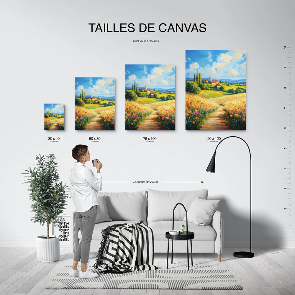 Tableau Paysage Campagne