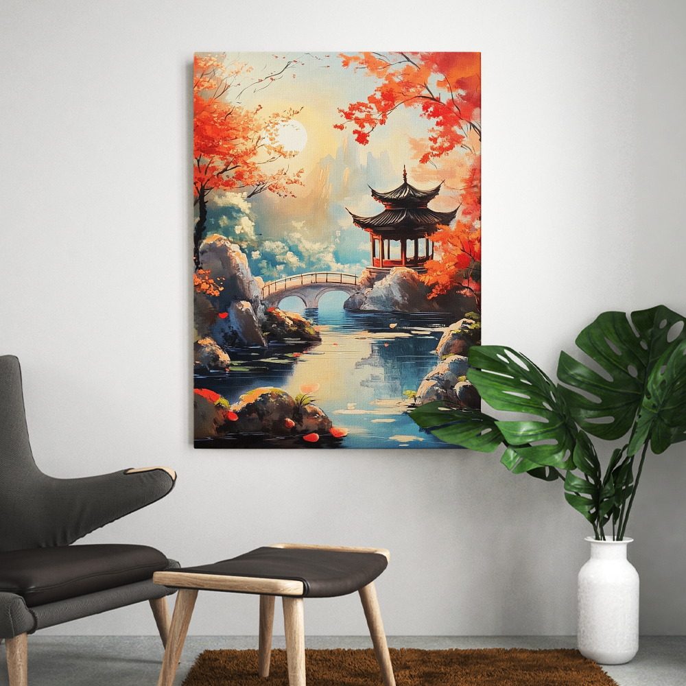 Tableau Paysage Chinois