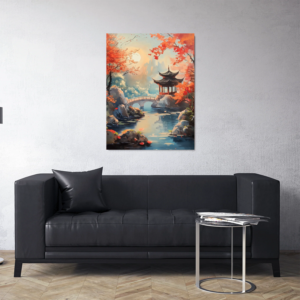 Tableau Paysage Chinois