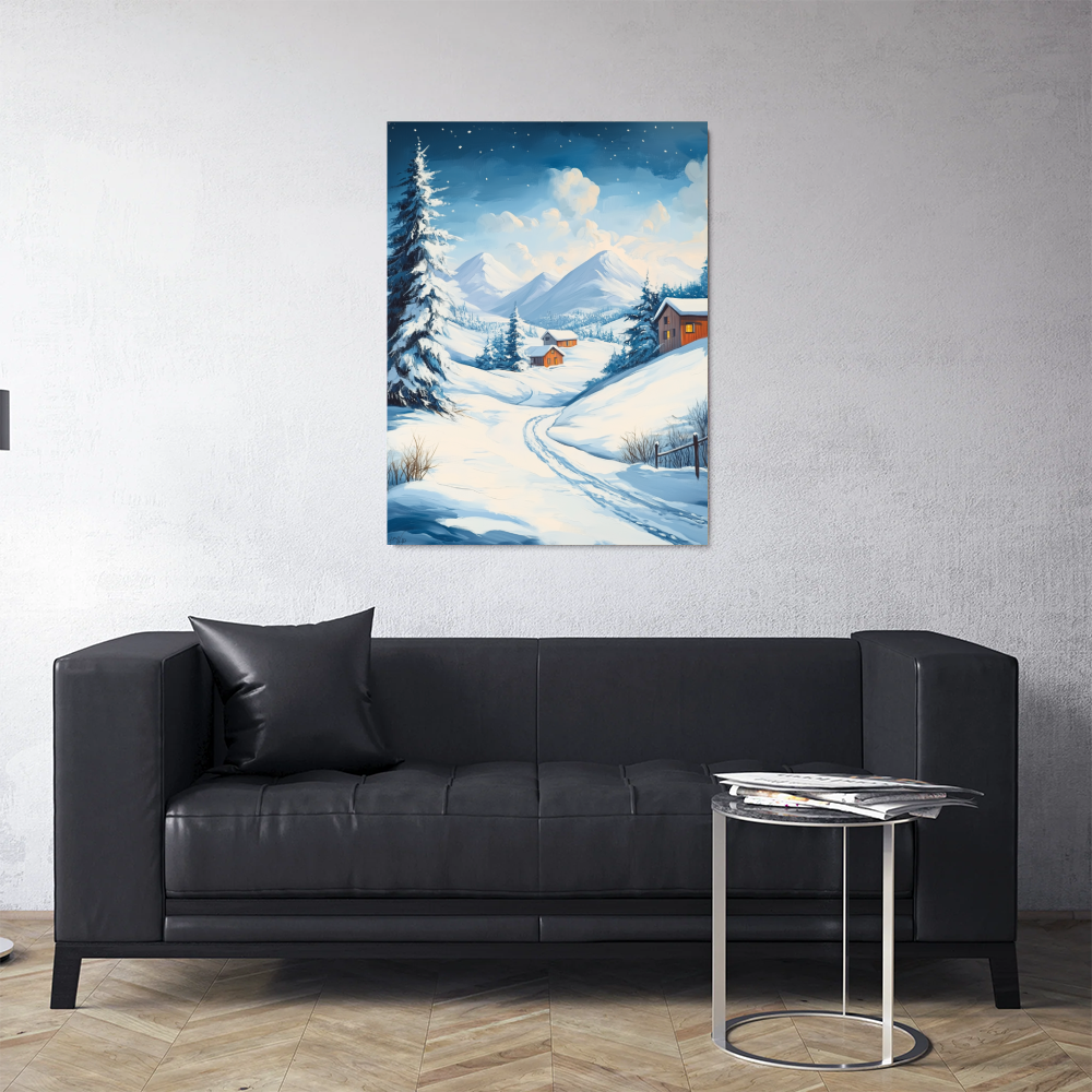 Tableau Paysage de Neige