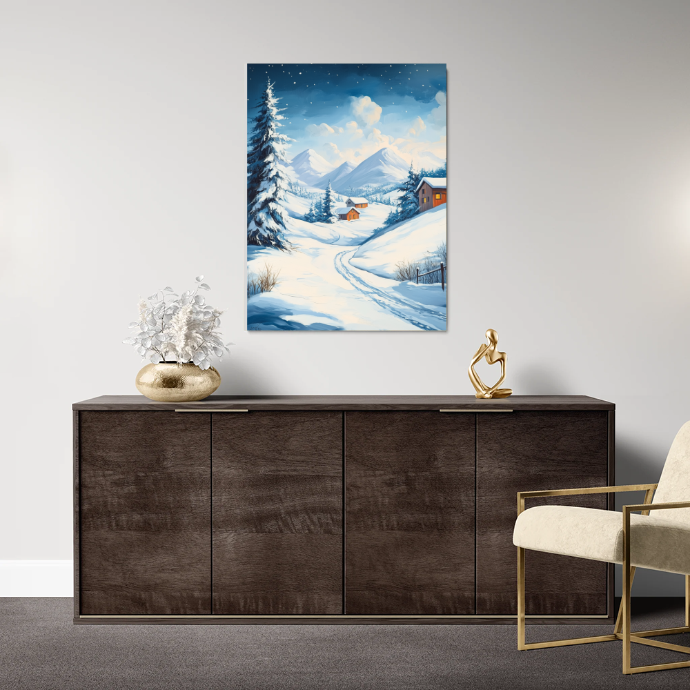 Tableau Paysage de Neige