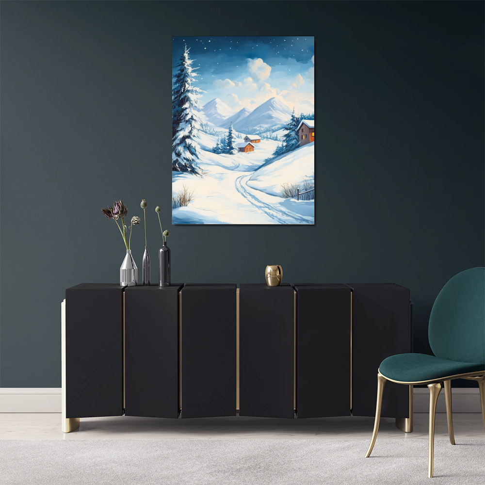 Tableau Paysage de Neige