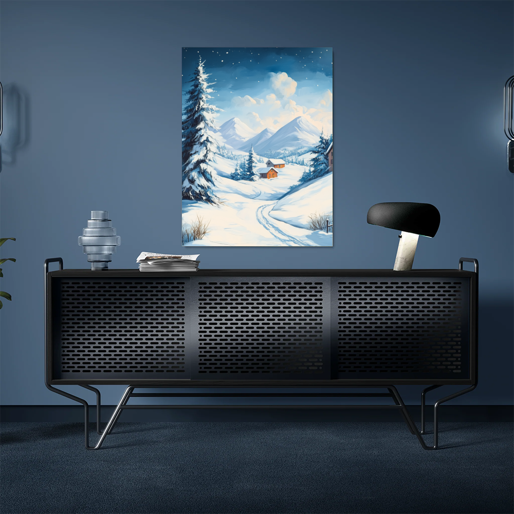 Tableau Paysage de Neige