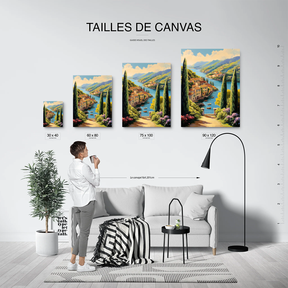 Tableau Paysage Italien