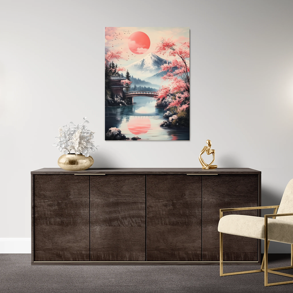 Tableau Paysage Japonais