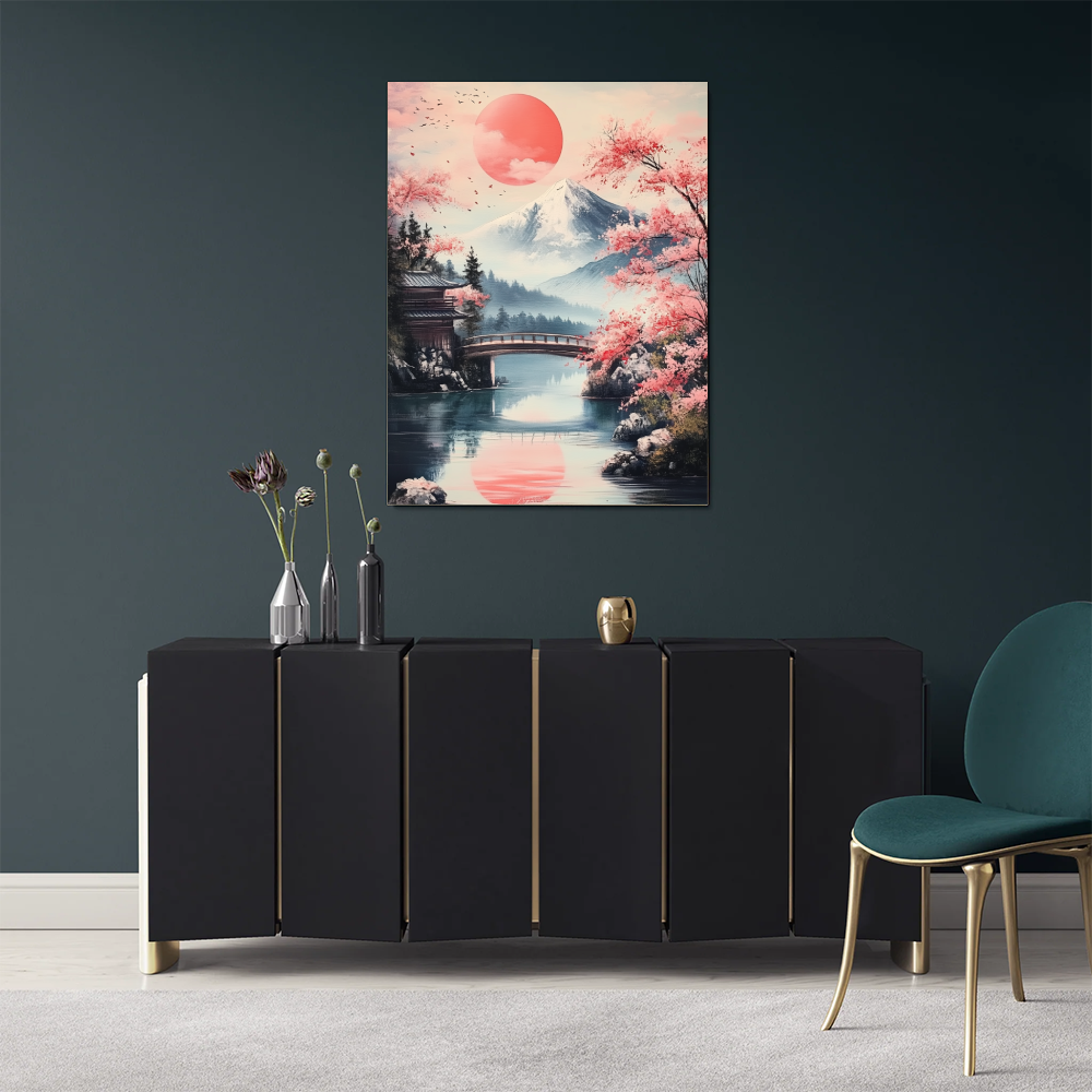 Tableau Paysage Japonais