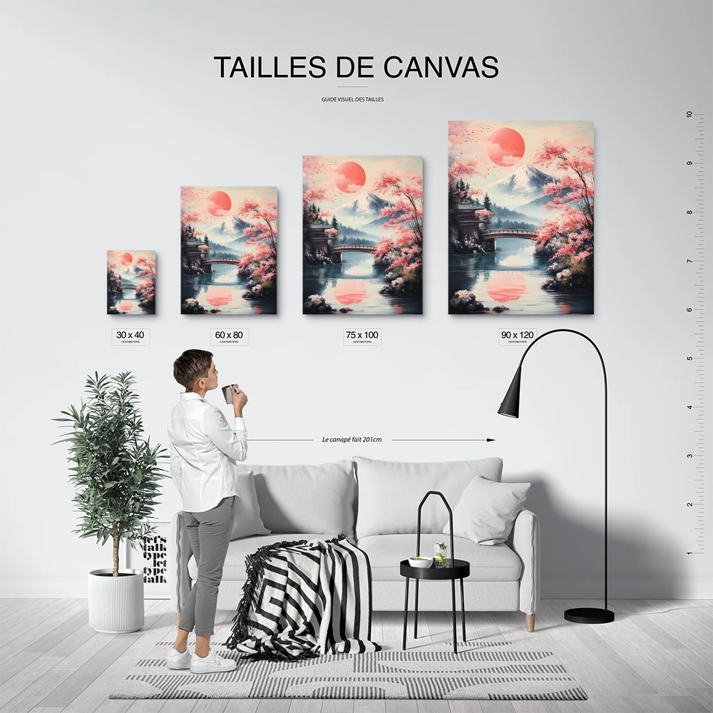 Tableau Paysage Japonais