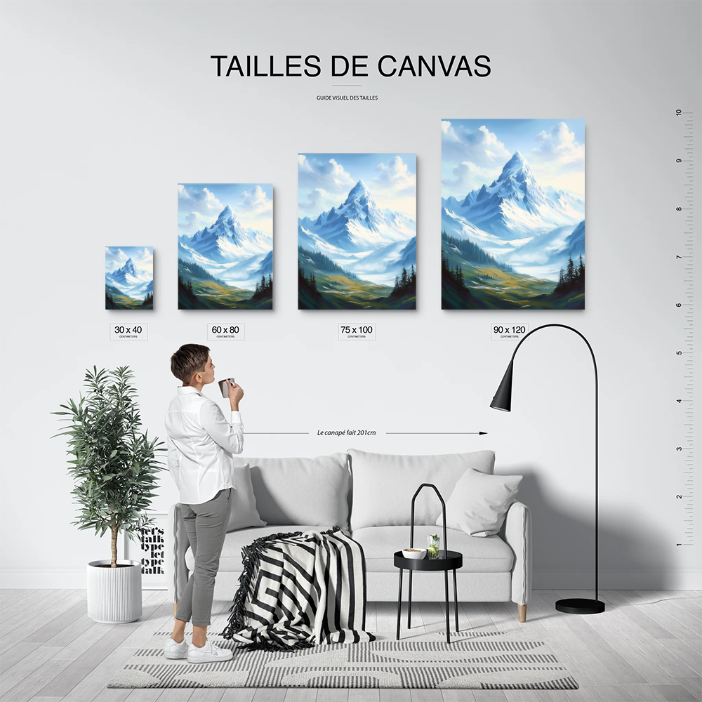 Tableau Paysage Montagne