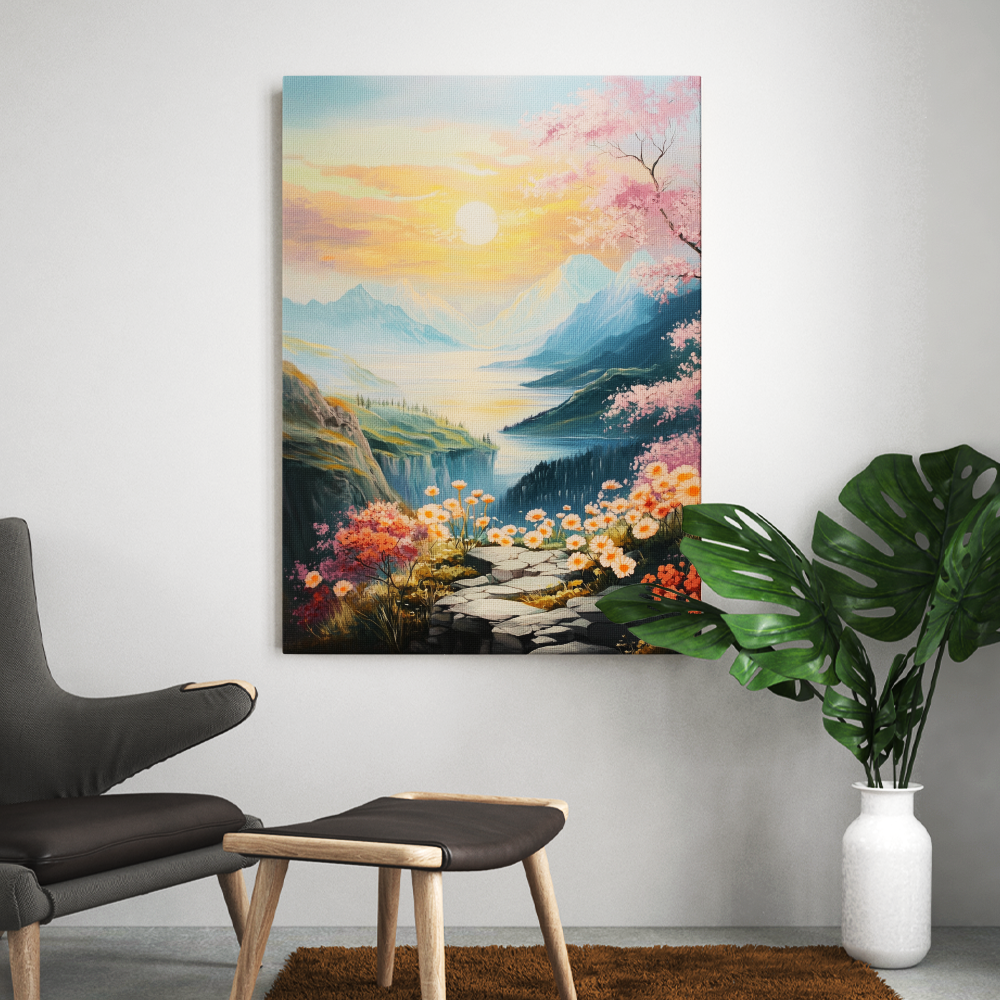 Tableau paysage nature