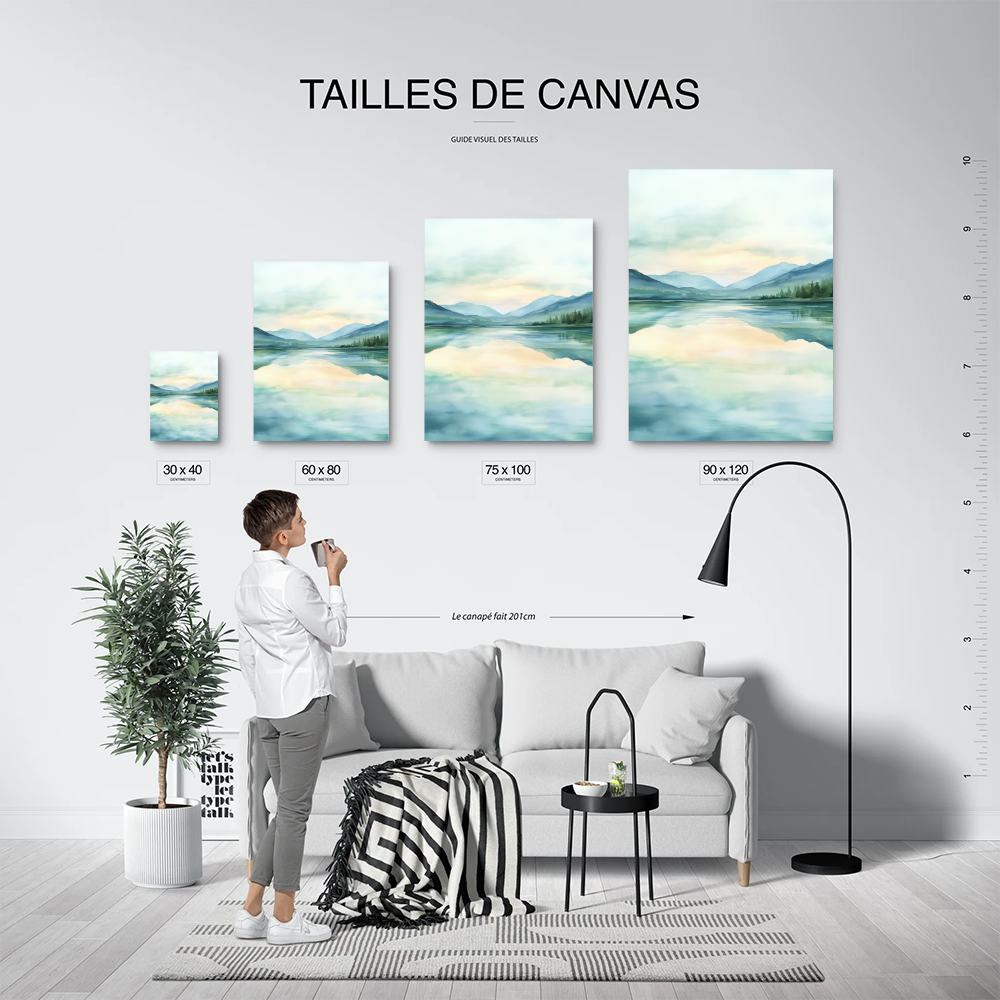 Tableau Zen Aquarelle