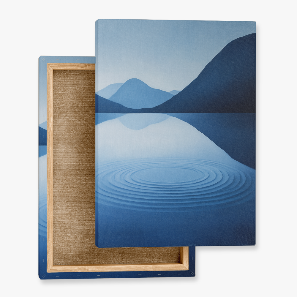 Tableau Zen Bleu