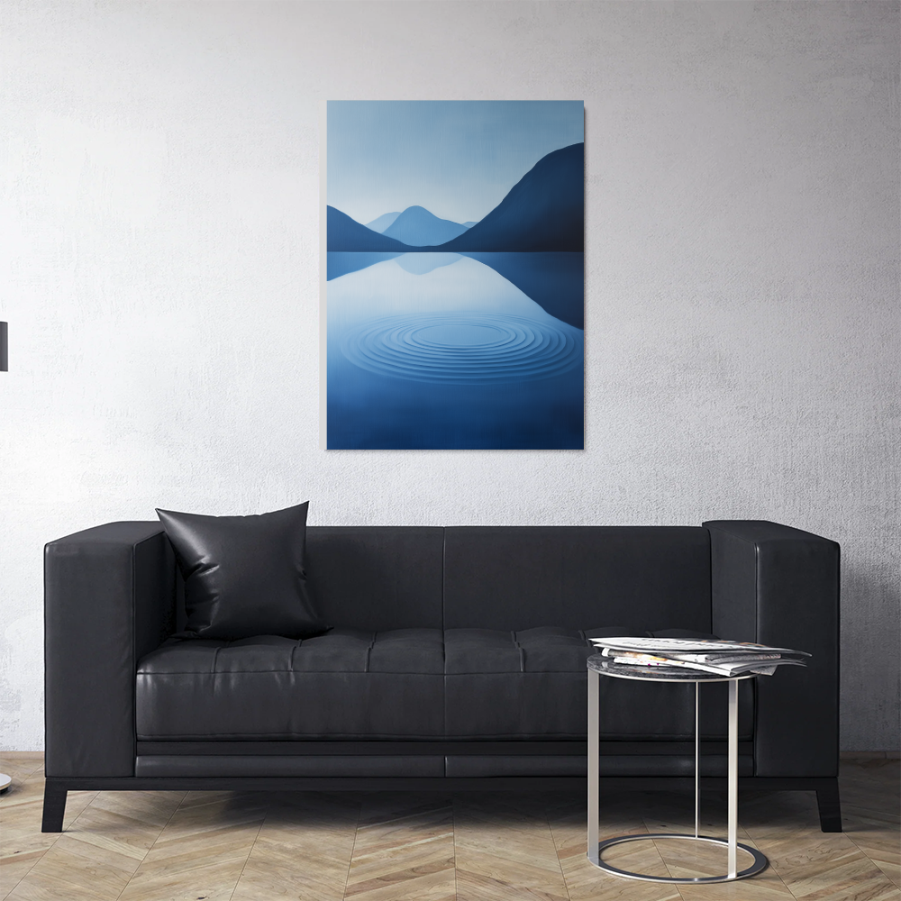 Tableau Zen Bleu