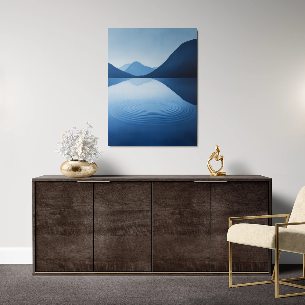 Tableau Zen Bleu