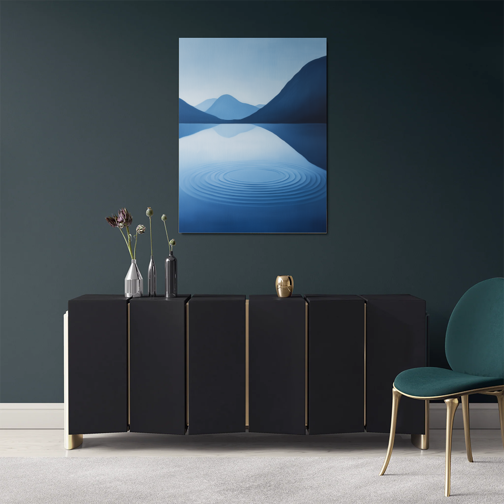 Tableau Zen Bleu