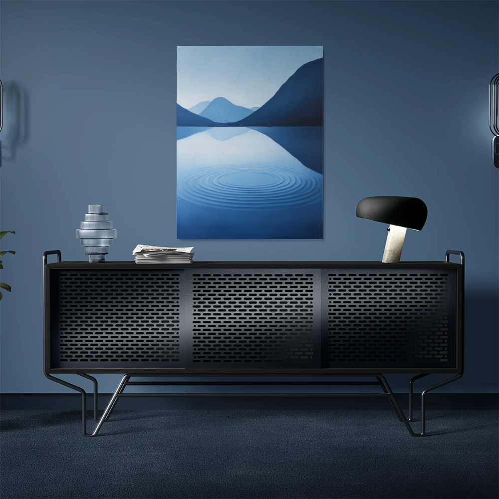 Tableau Zen Bleu