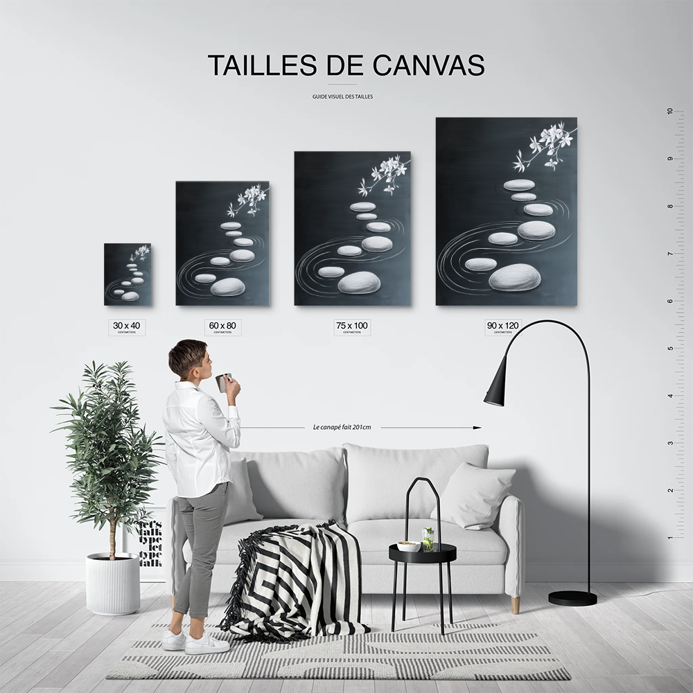 Tableau Zen Craie