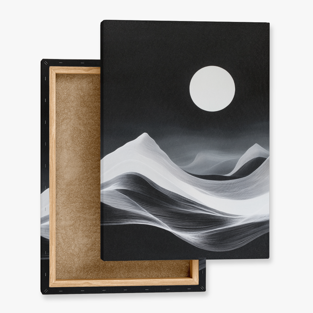 Tableau Zen Noir et Blanc