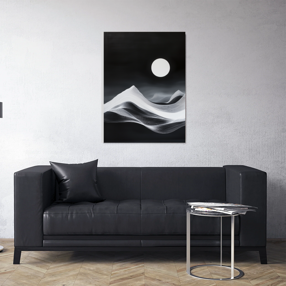 Tableau Zen Noir et Blanc