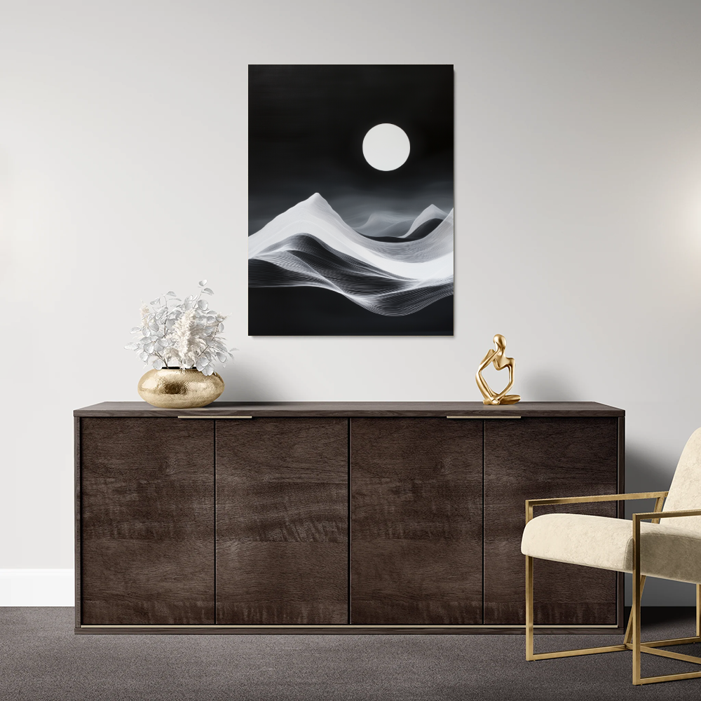 Tableau Zen Noir et Blanc