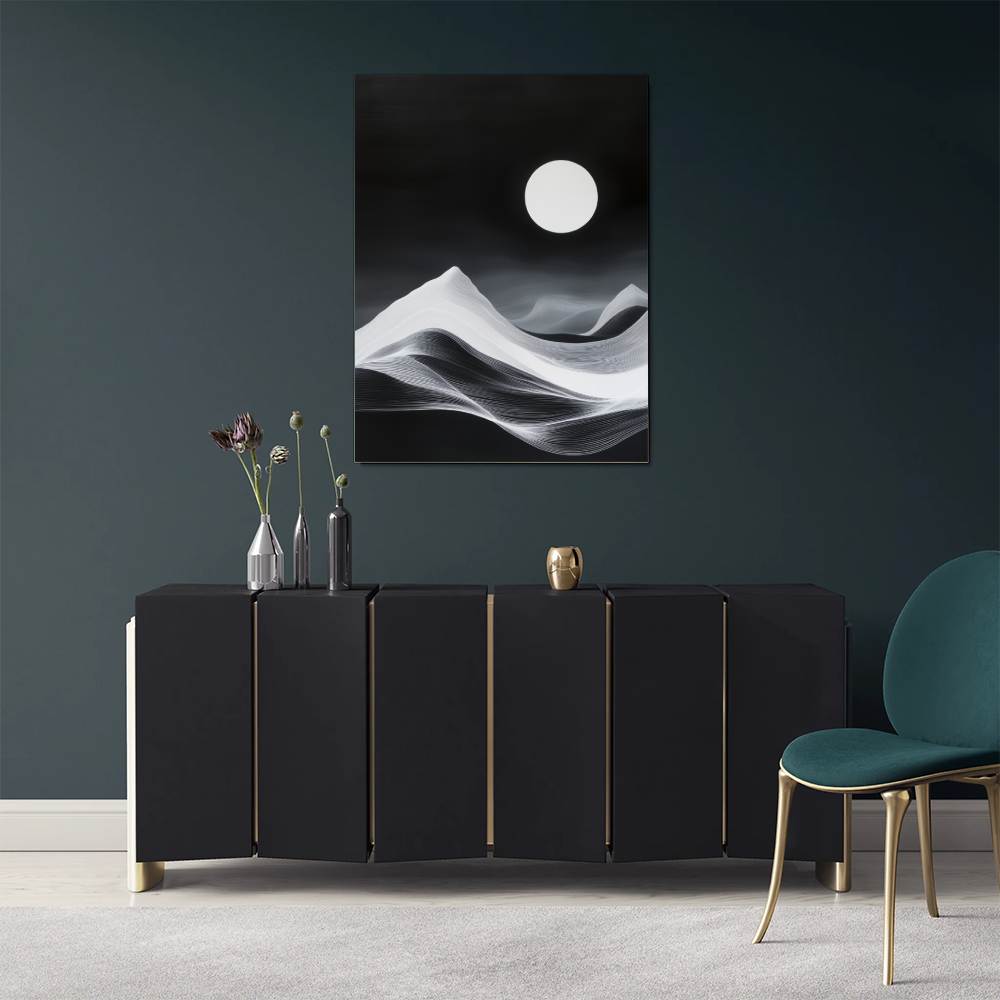 Tableau Zen Noir et Blanc