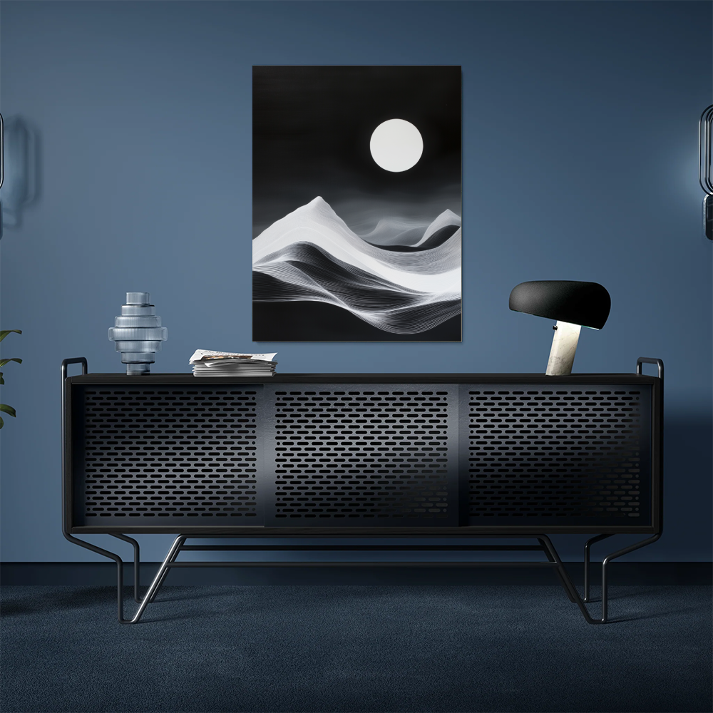 Tableau Zen Noir et Blanc