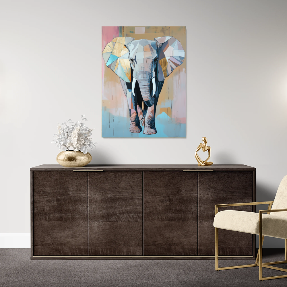 Tableau Eléphant Contemporain