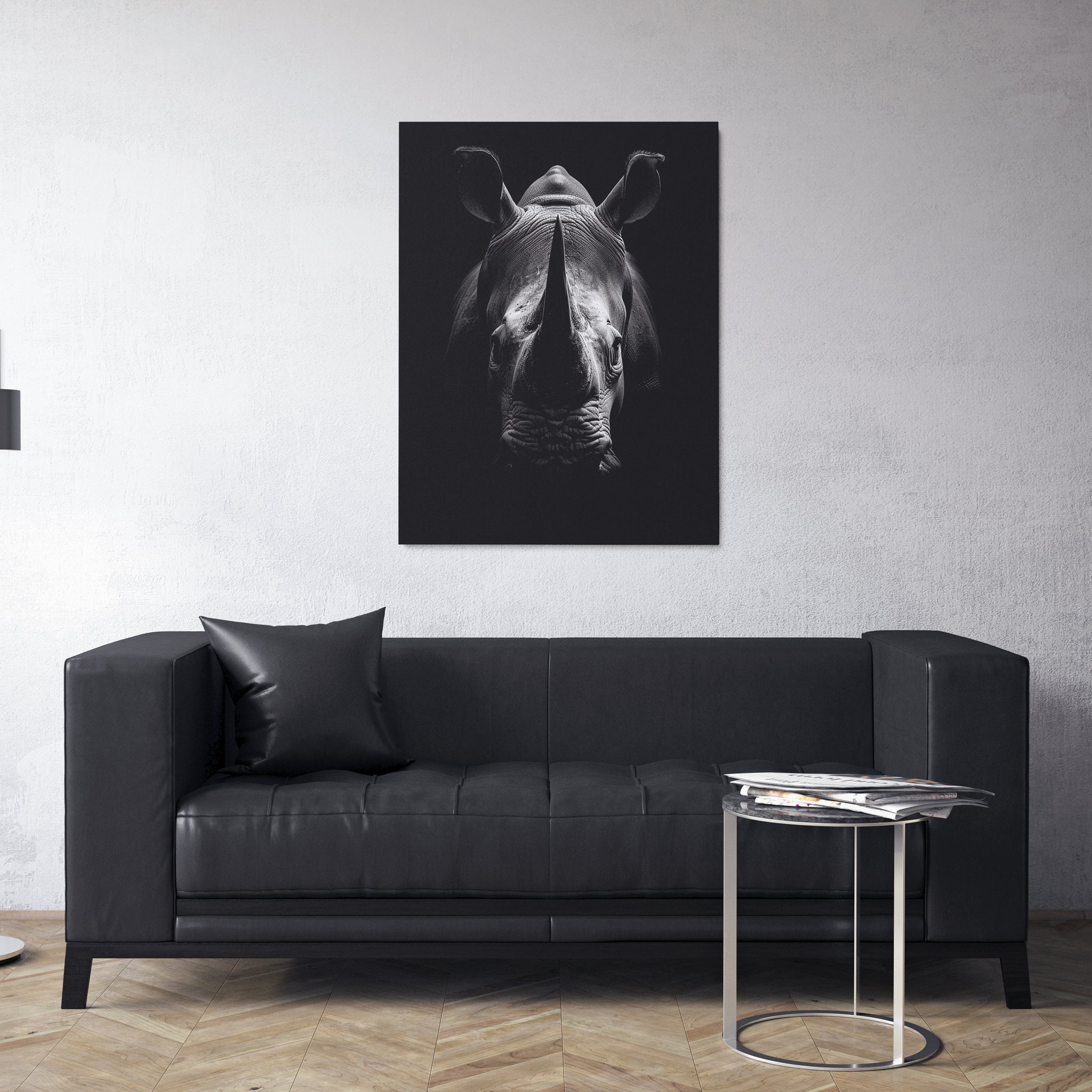 peinture_animaux_afrique_noir_et_blanc