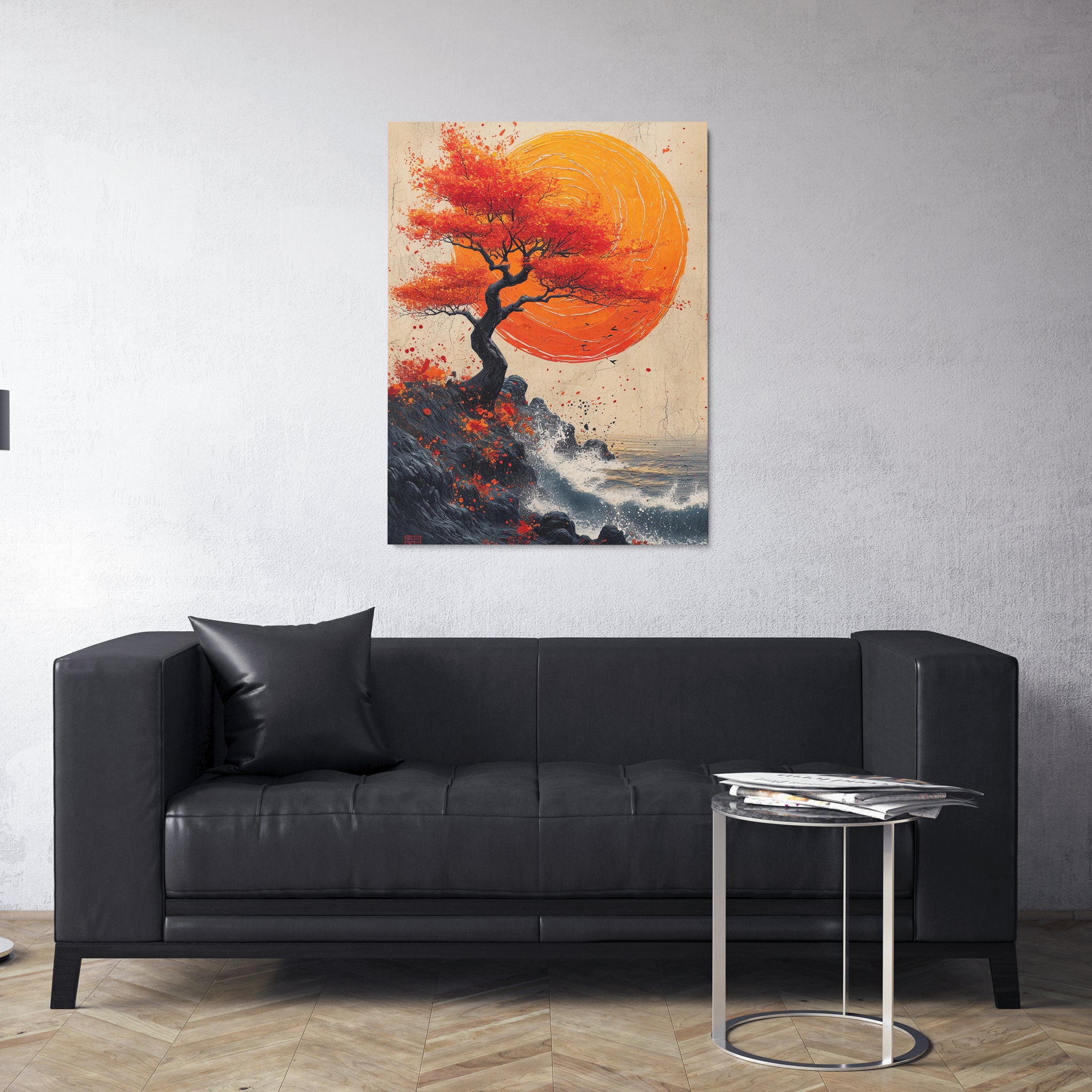 peinture_arbre_de_vie_rouge