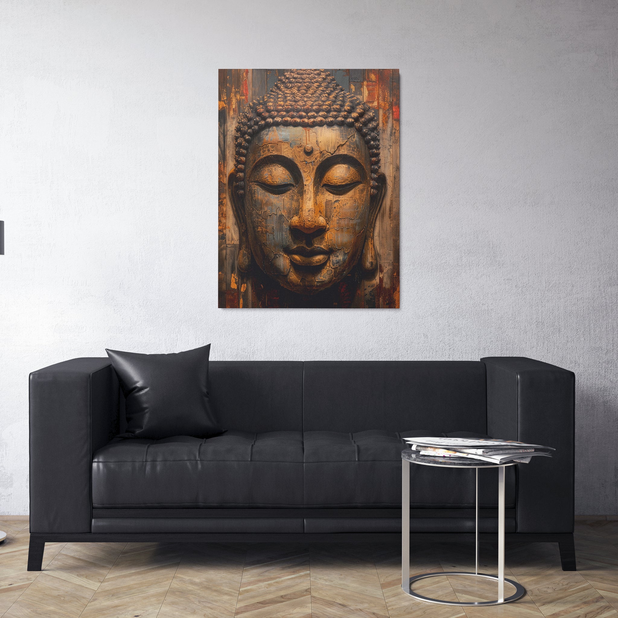 peinture_bois_bouddha