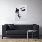 peinture_femme_noir_et_blanc
