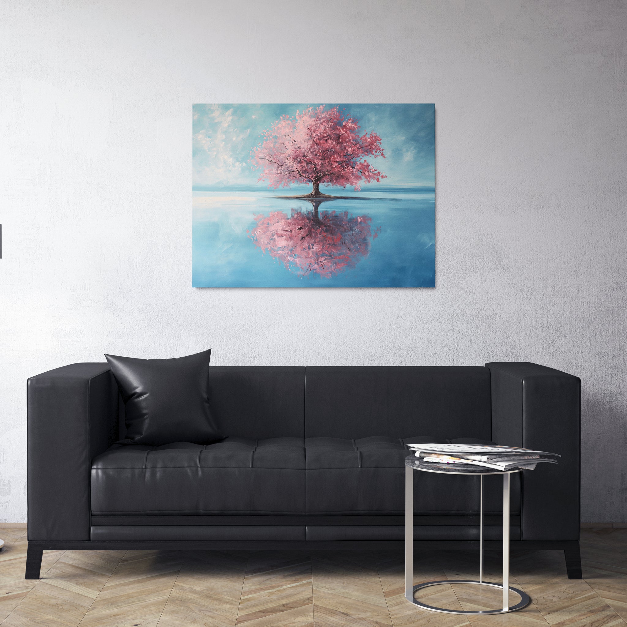peinture_salon_arbre_de_vie