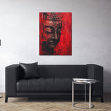 peinture_zen_bouddha_rouge